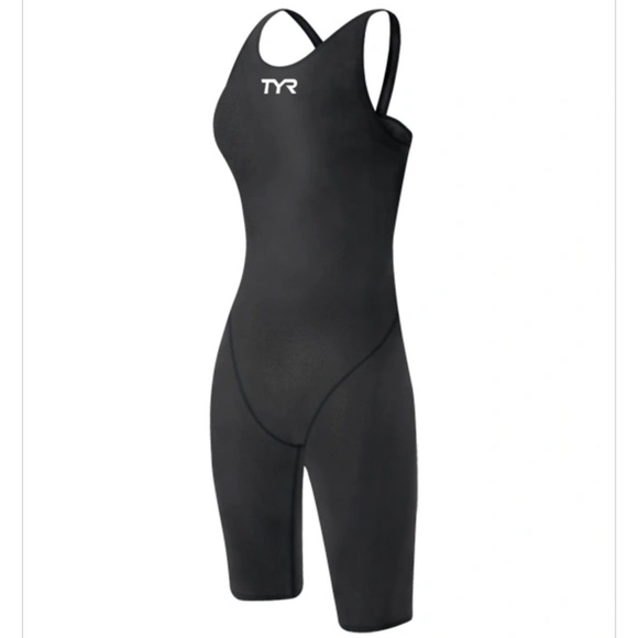 TYR Women’s Tracer B-Series Shortjohn Swimsuit Size 30L, 28 In Black - Picture 1 of 13